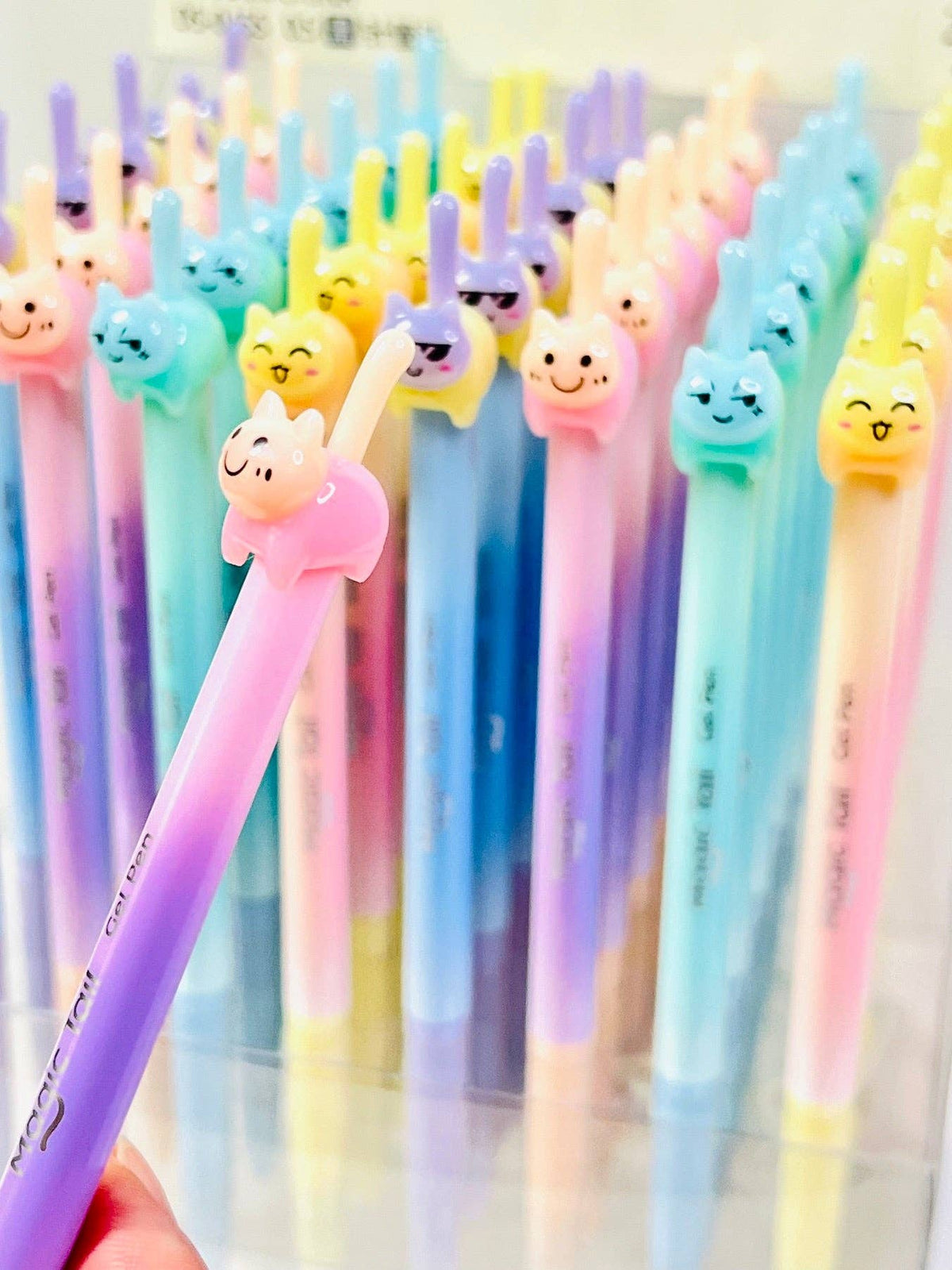 22189 Cat Tail Colors Gel Pen