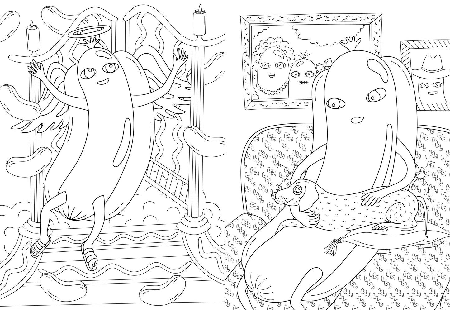 Ultimate Hot Dog Coloring and Activity Book