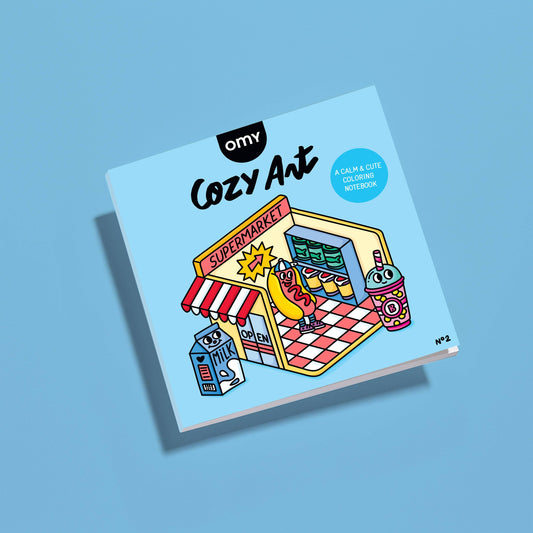 COZY COLORING BOOK - MARKET