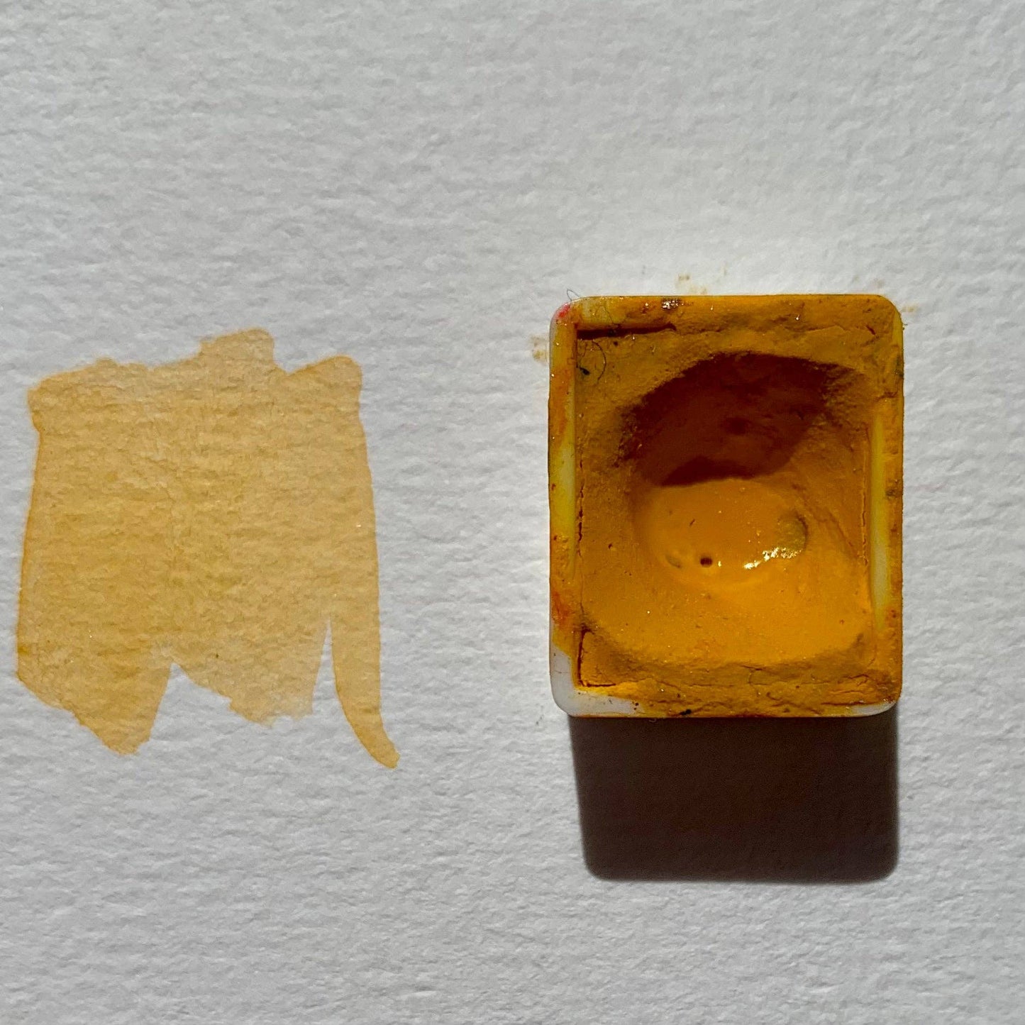 Handmade watercolor - Sol Yellow