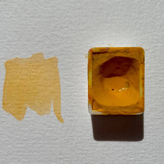 Handmade watercolor - Sol Yellow