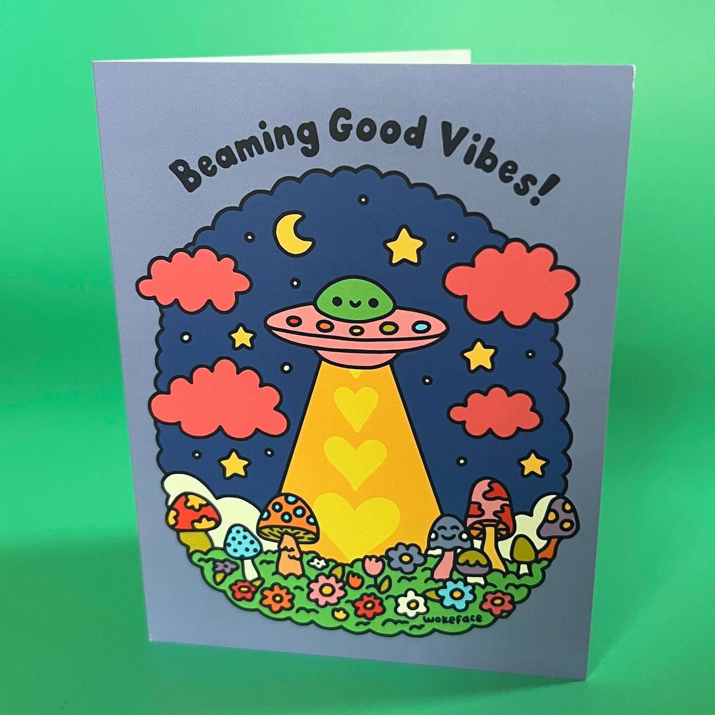 Greeting Card - Beaming Good Vibes