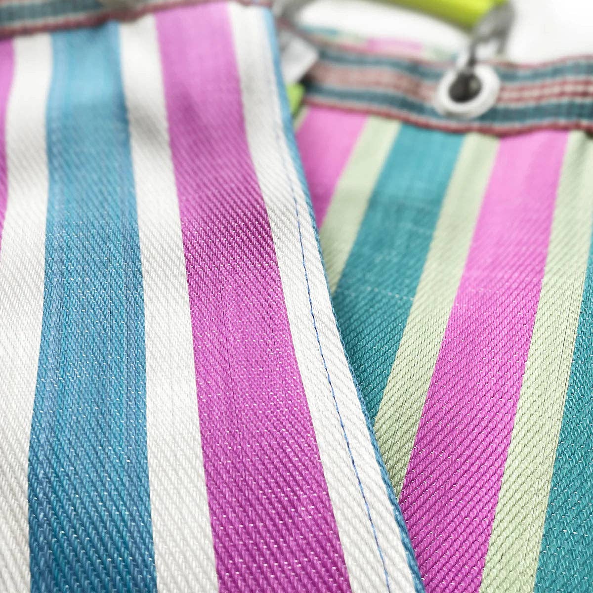 RECYCLED PLASTIC STRIPE BAG - Wide