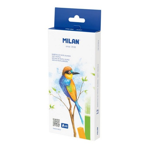 Milan Soft Pastel Sticks 12pc