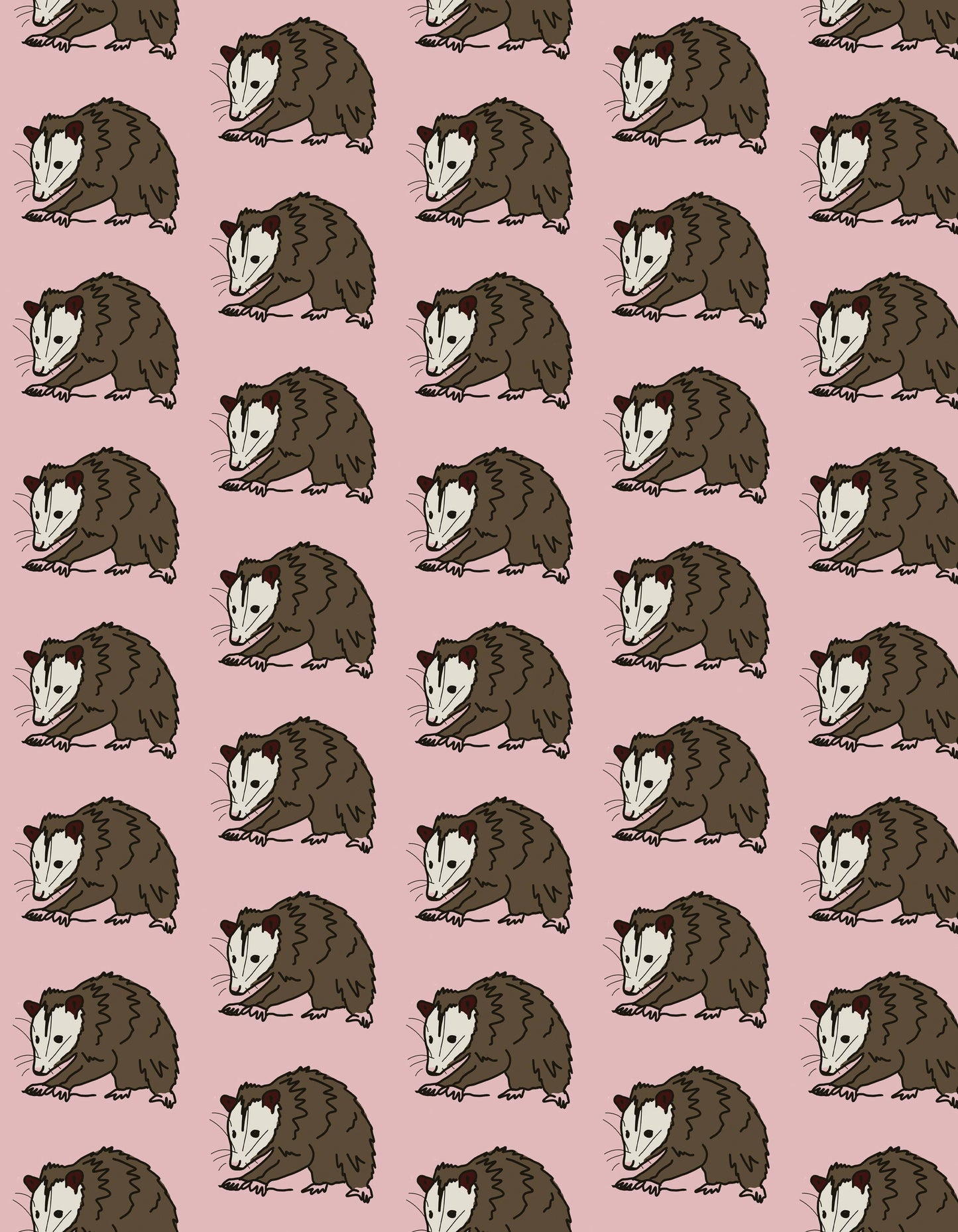 Possum Wrapping Paper Sheet