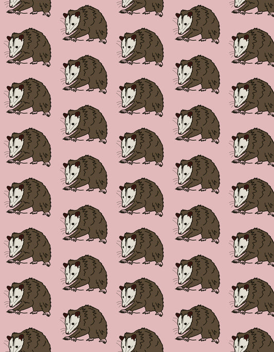 Possum Wrapping Paper Sheet