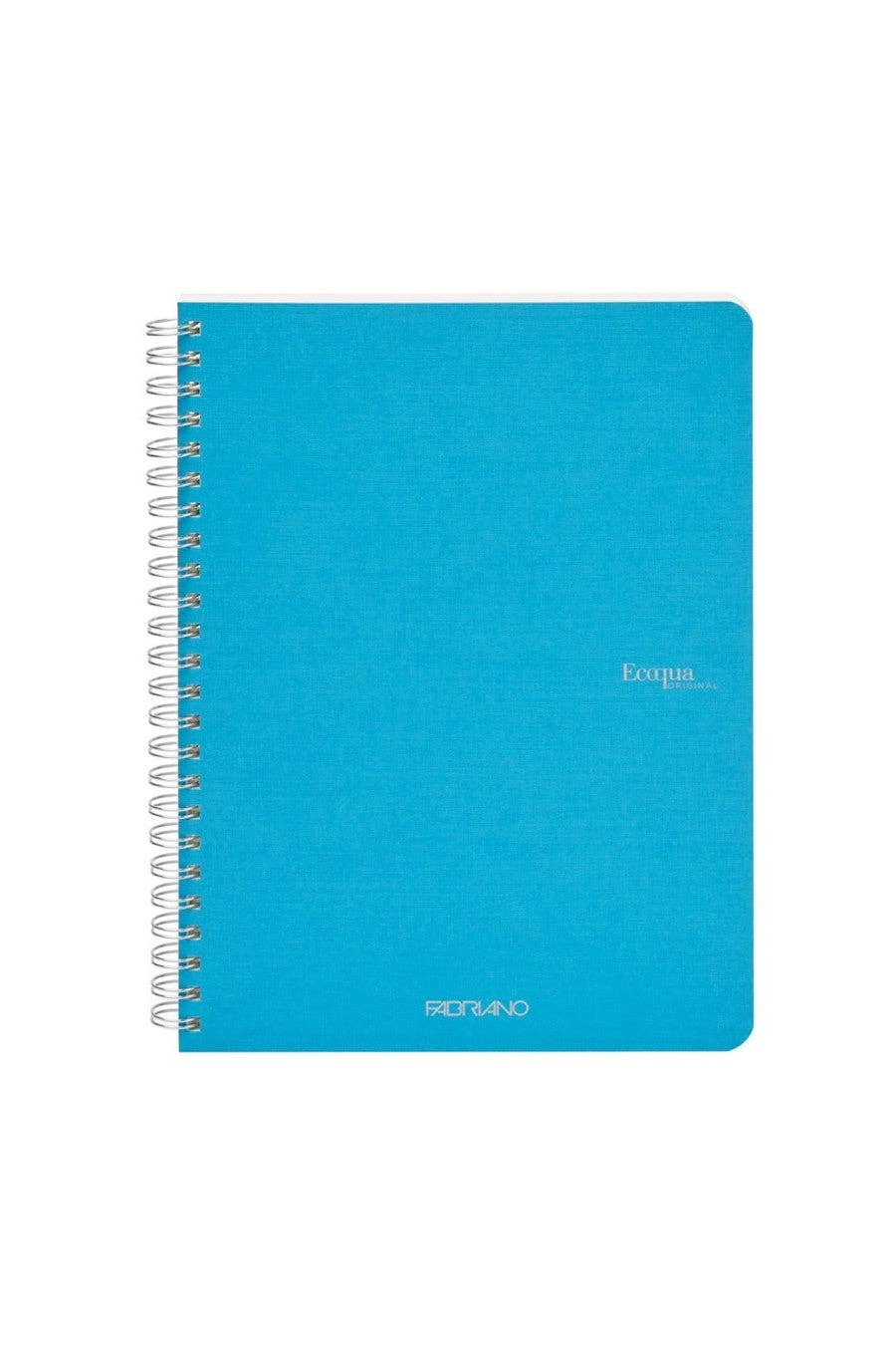 Fabriano Ecoqua Original Spiral-Bound Notebook, 5.8 in x 8.3 in, A5, Blank, 70 Sheets