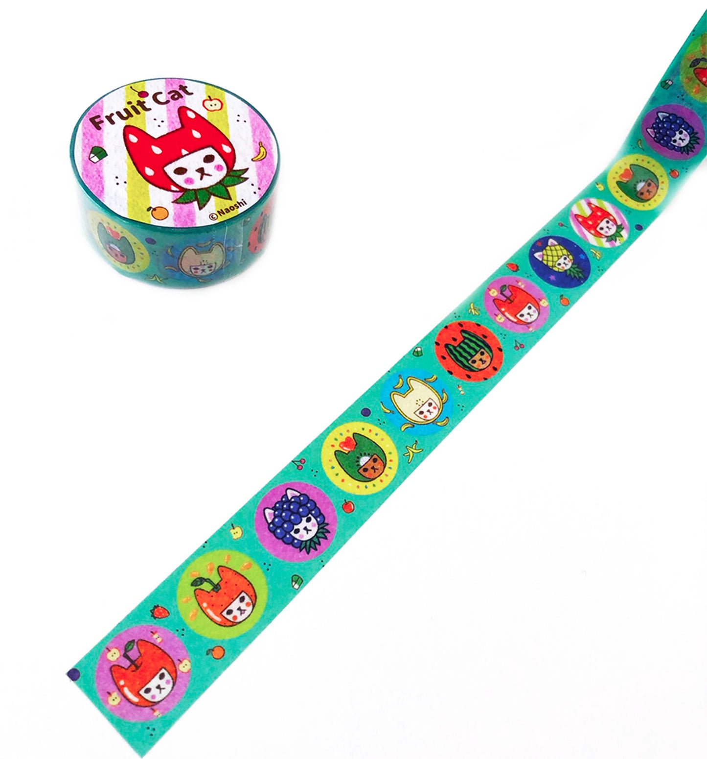 Washi Tape - Fruit Cats