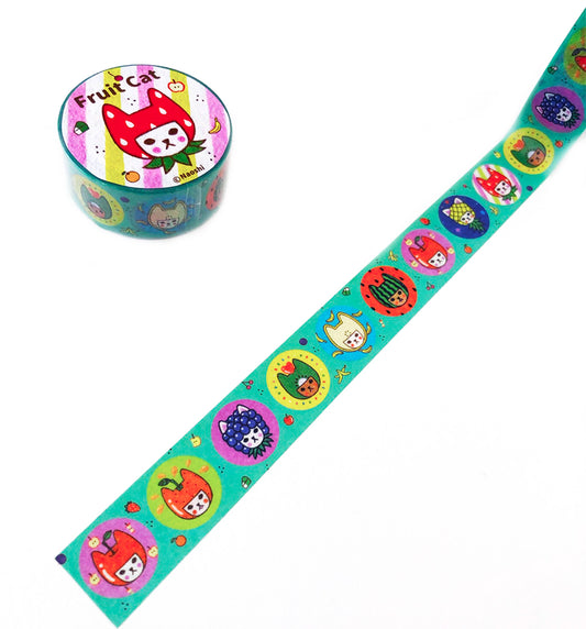 Washi Tape - Fruit Cats