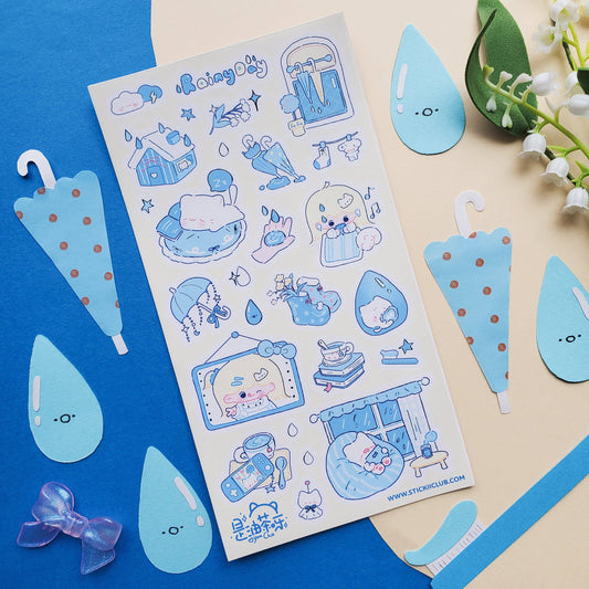 Rainy Day In Sticker Sheet