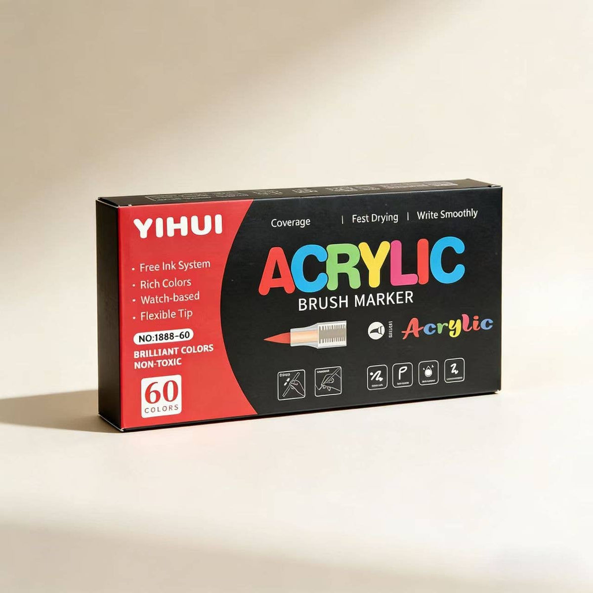 Yihui Acrylic Paint Marker Set
