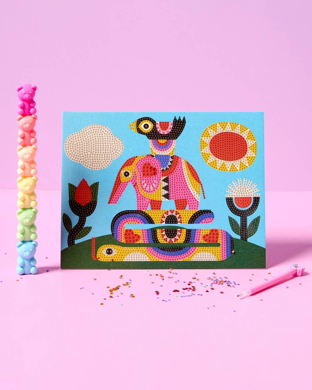 Sparkle Art Kit for Kids - Pyramid