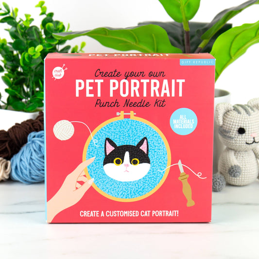 Pet Portaits - Cat Punch Needle