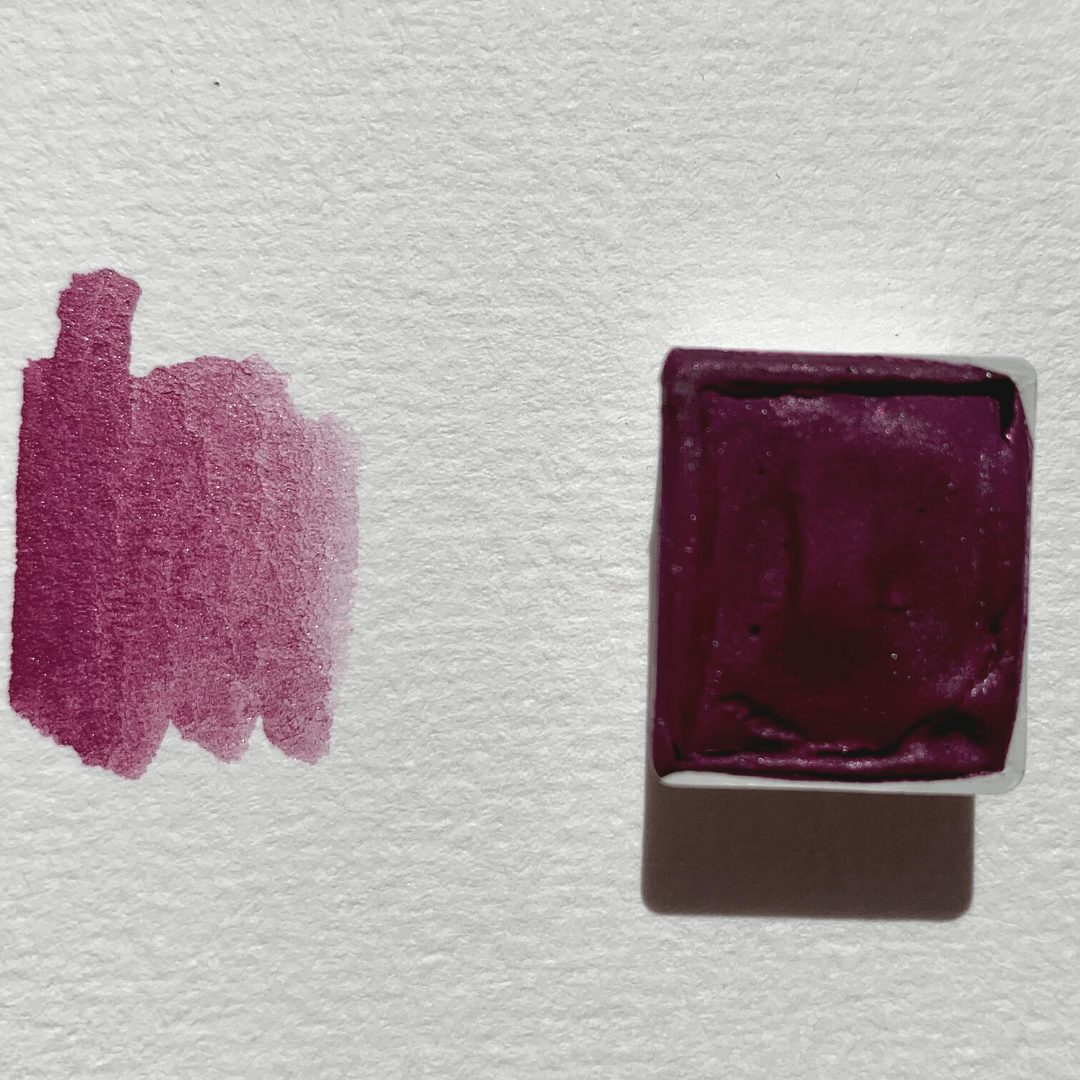 Handmade glitter watercolor - purple amethyst