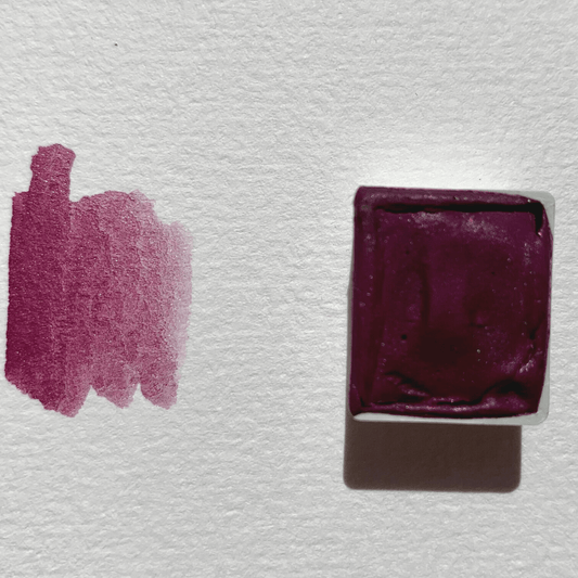 Handmade glitter watercolor - purple amethyst