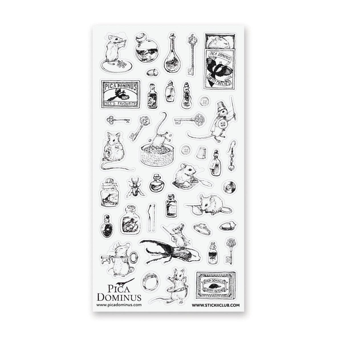 The Mouse Collector Sticker Sheet