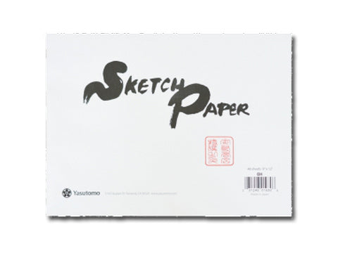 Yasutomo Hosho Paper Sketch Pad Sumi Paper