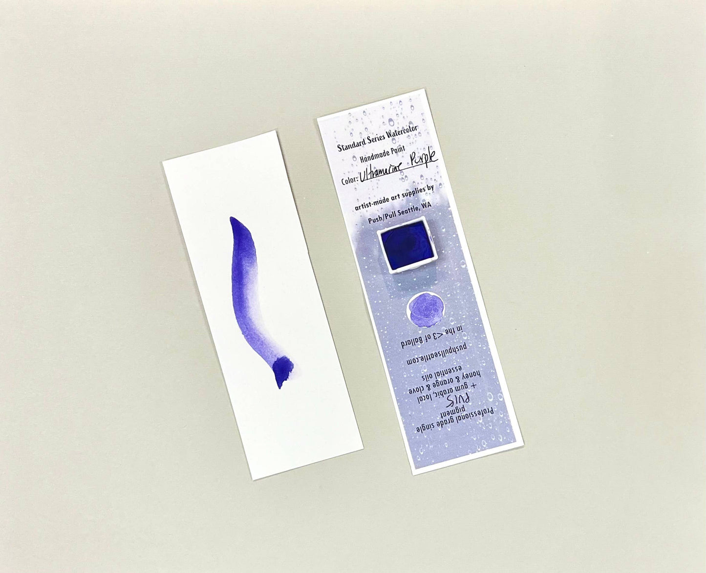 Watercolor Half Pan - Ultramarine Purple