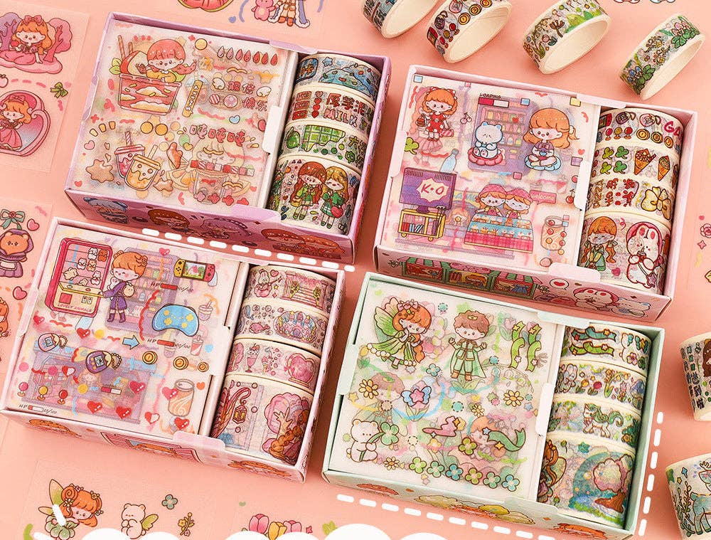 Kawaii Decorative Sticker Book with Scrapbooking