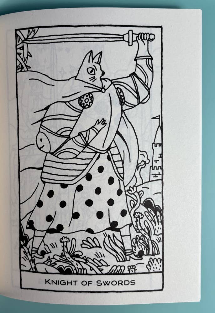 Magickal Cats Tarot Coloring Book