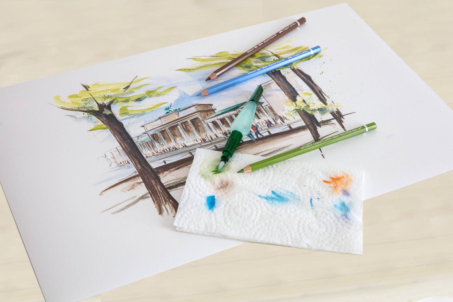 Art & Graphic Refillable Water Brush Paint Brush