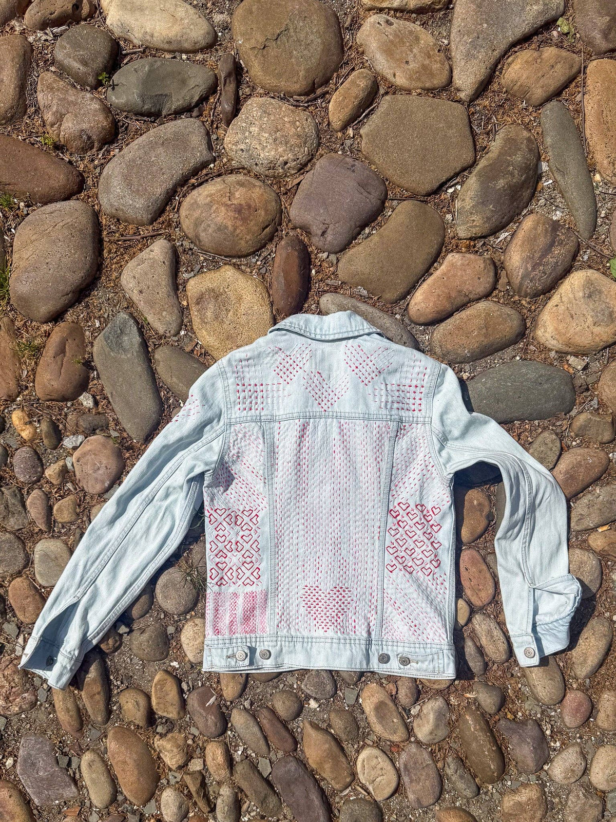 I Hope We Choose Love: Visible Mending Transfers