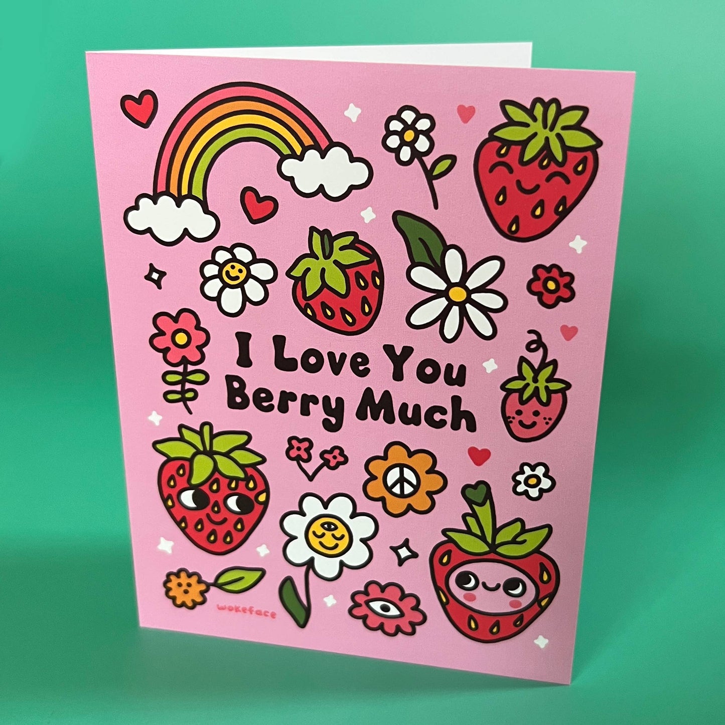 Greeting Card - I Love You Berry Much