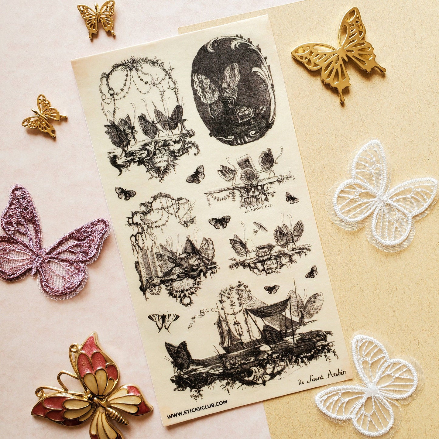 Butterfly Soirée Sticker Sheet
