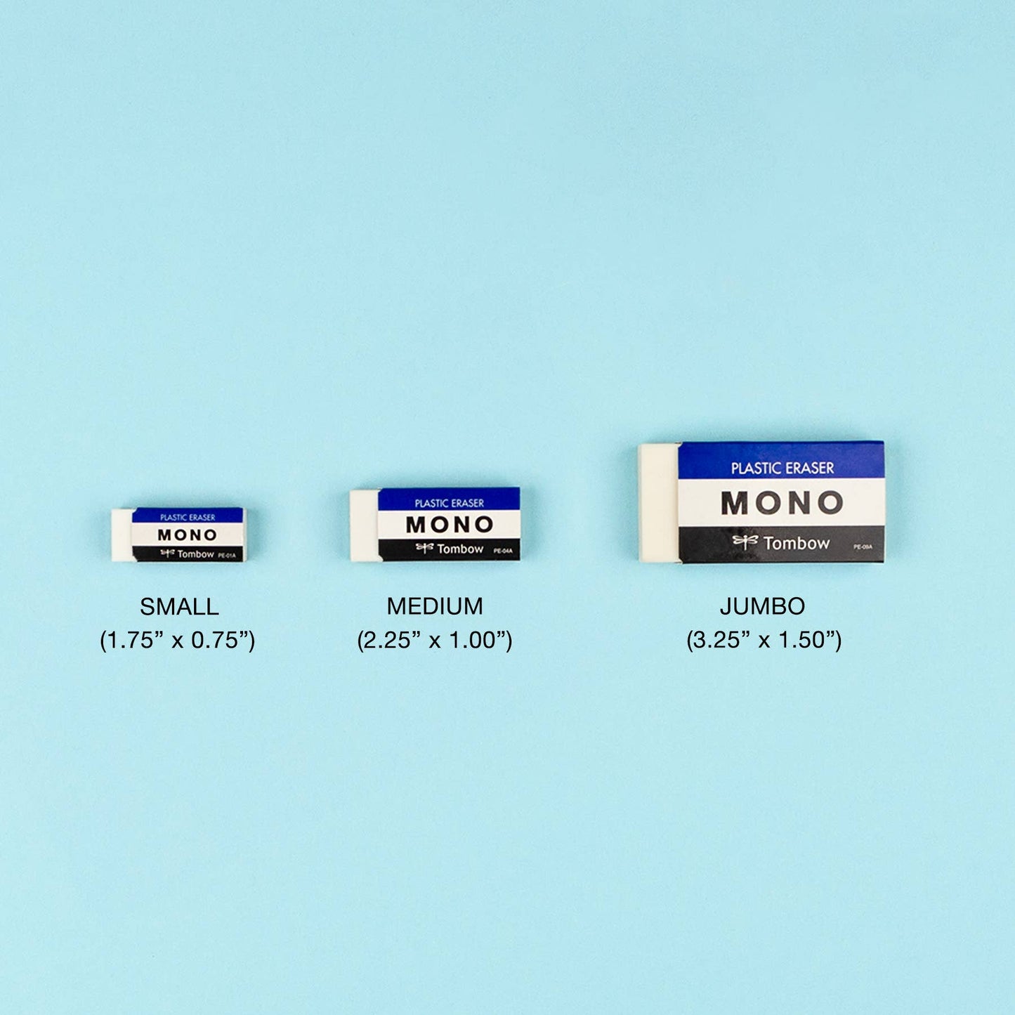 MONO Eraser: Jumbo - 10PC Display Box