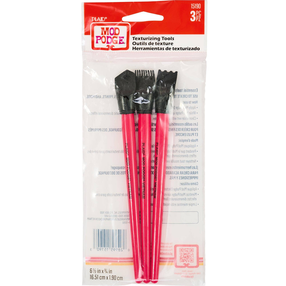 Mod Podge® 3pc Texturizing Tools Set