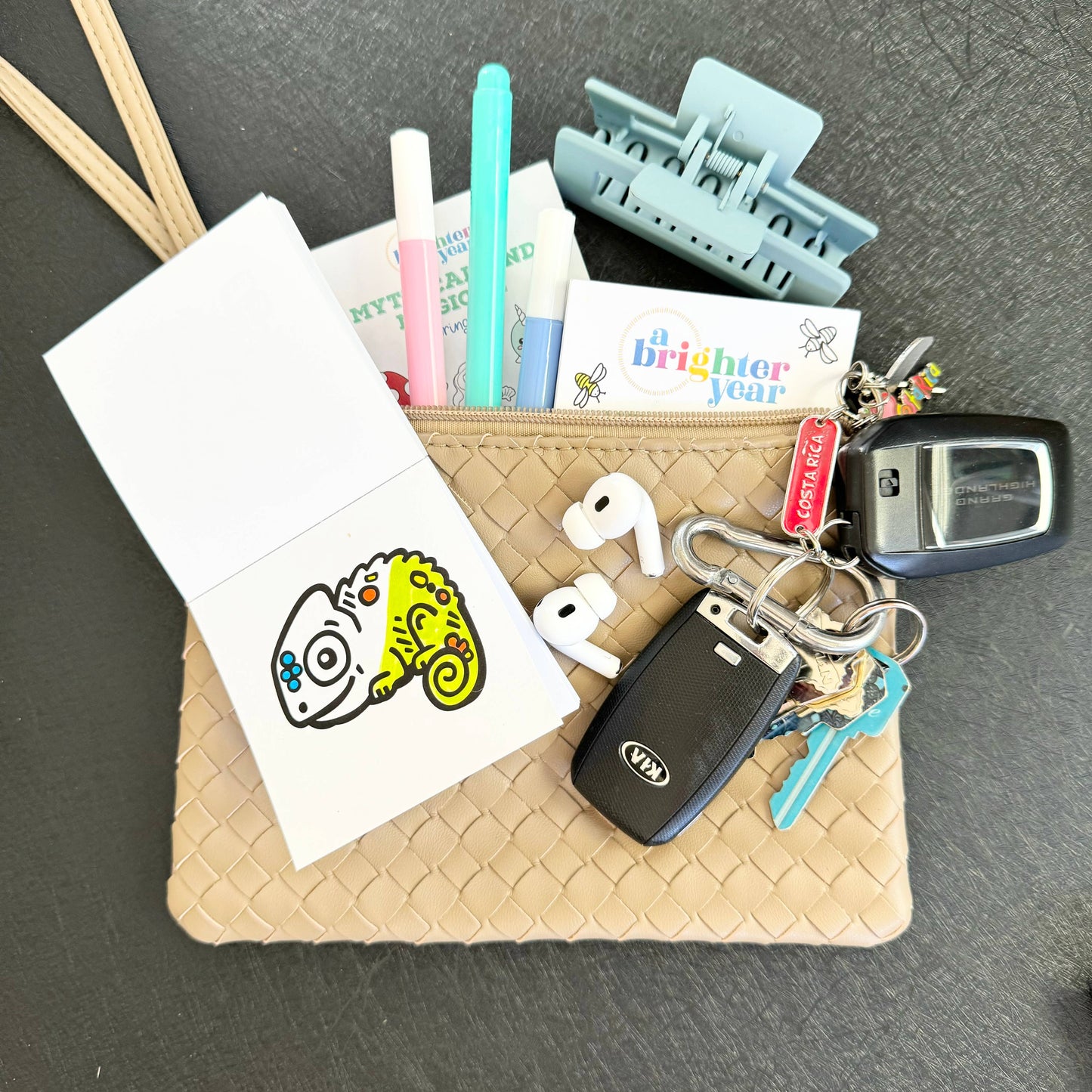 Pocket Pets Animal Designs 3x3 Mini Coloring Book for Adult