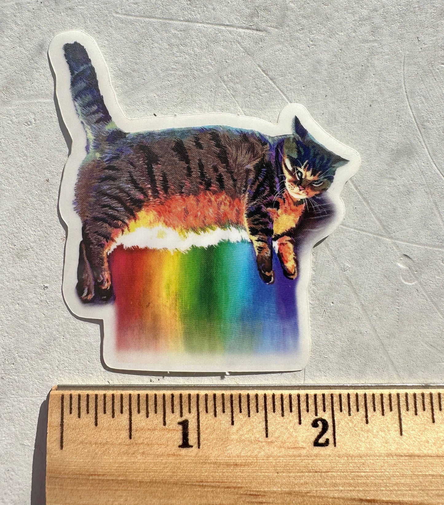 Rainbow Cat Meme Sticker
