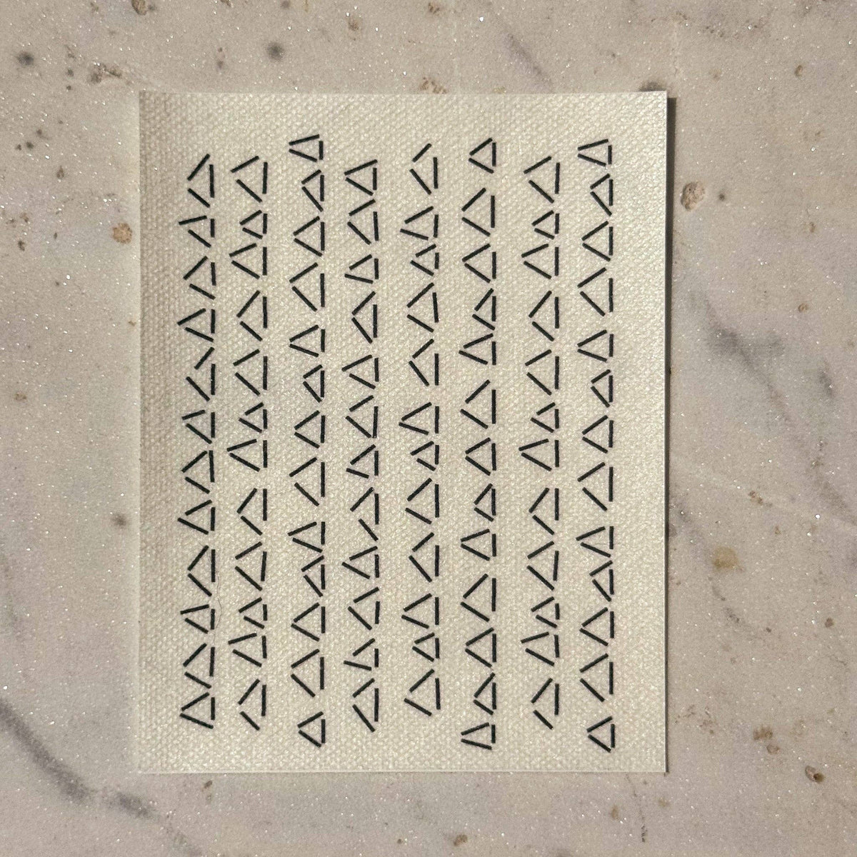 Geometric Stripes . Minimal Mending Series