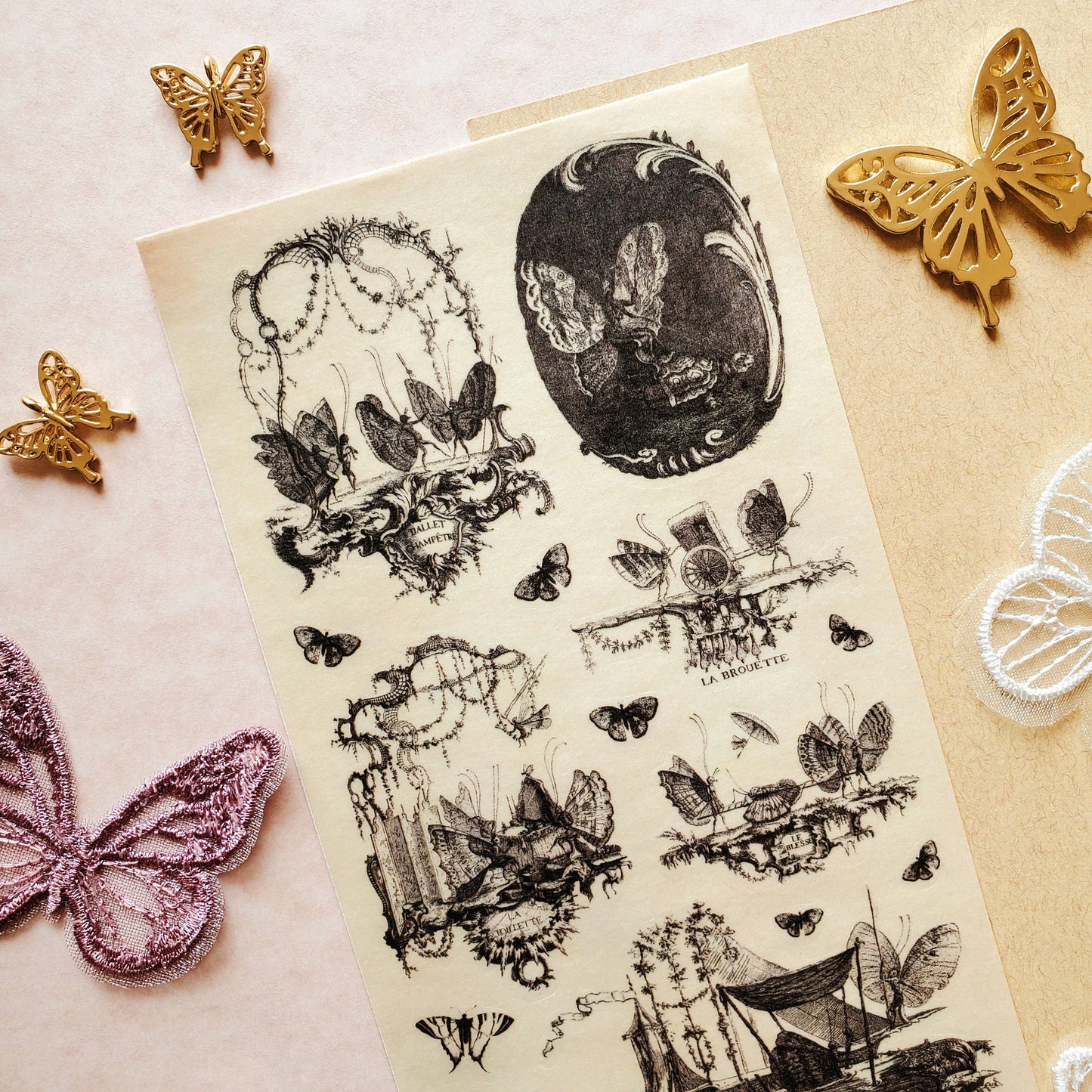 Butterfly Soirée Sticker Sheet