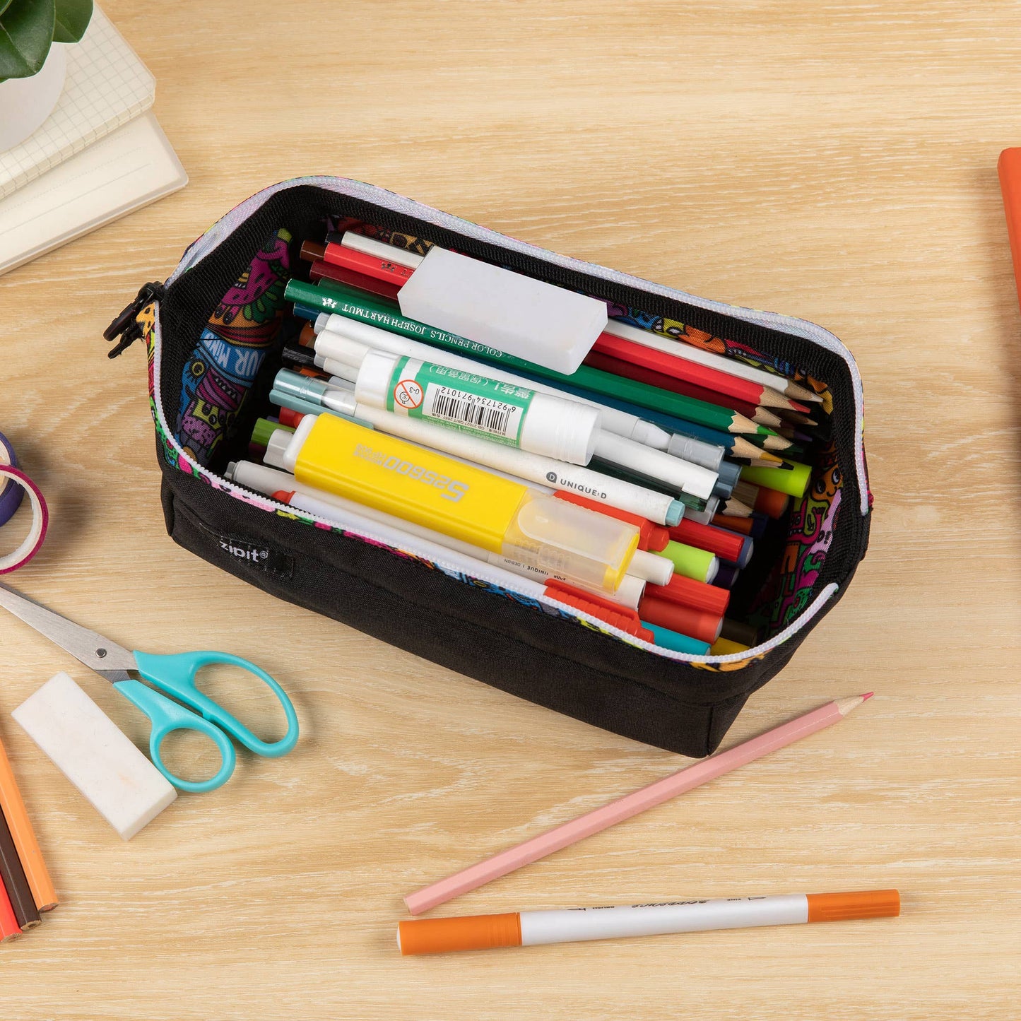 ZIPIT Lenny Pencil Case