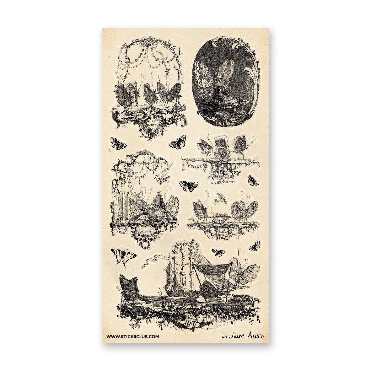 Butterfly Soirée Sticker Sheet