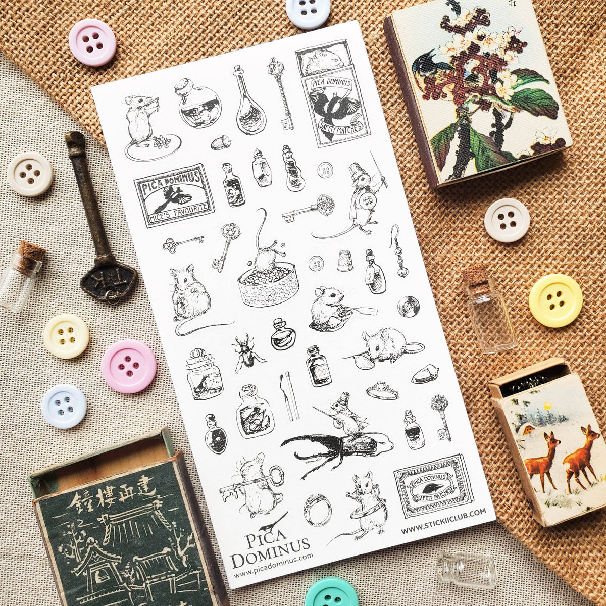 The Mouse Collector Sticker Sheet