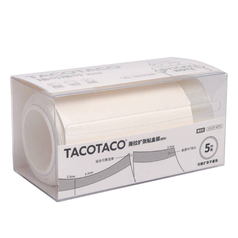 TacoTaco 5M Sticky Note Roll