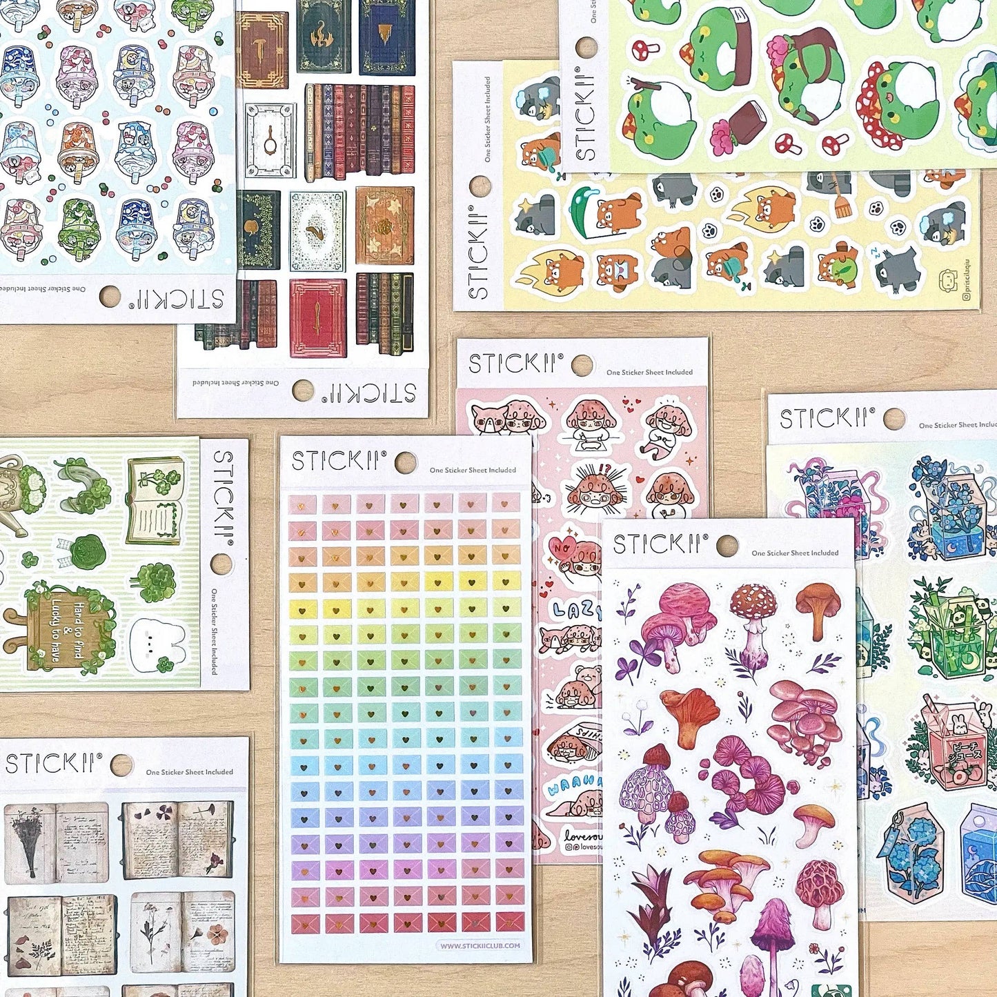 Garden-Fresh Flora Sticker Sheet