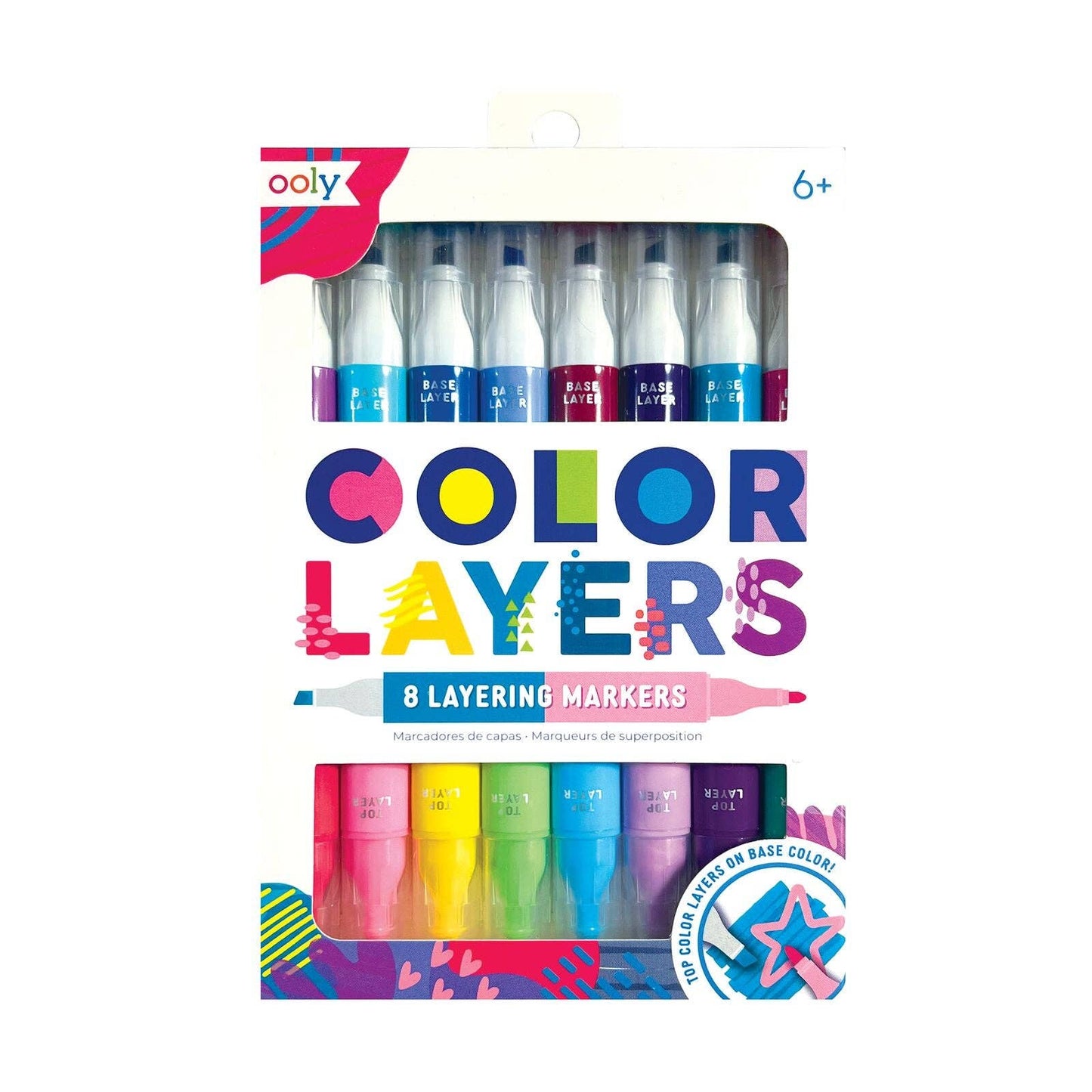 Color Layers: Double-Ended Layering Markers (Set of 8 / 16 Colors)