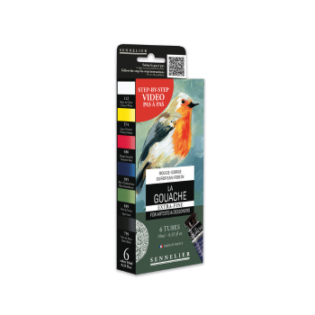 Artist Gouache Set of 6 Tubes (10ml ea.)