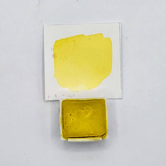 Watercolor Half Pan - Nickel Titanate Yellow