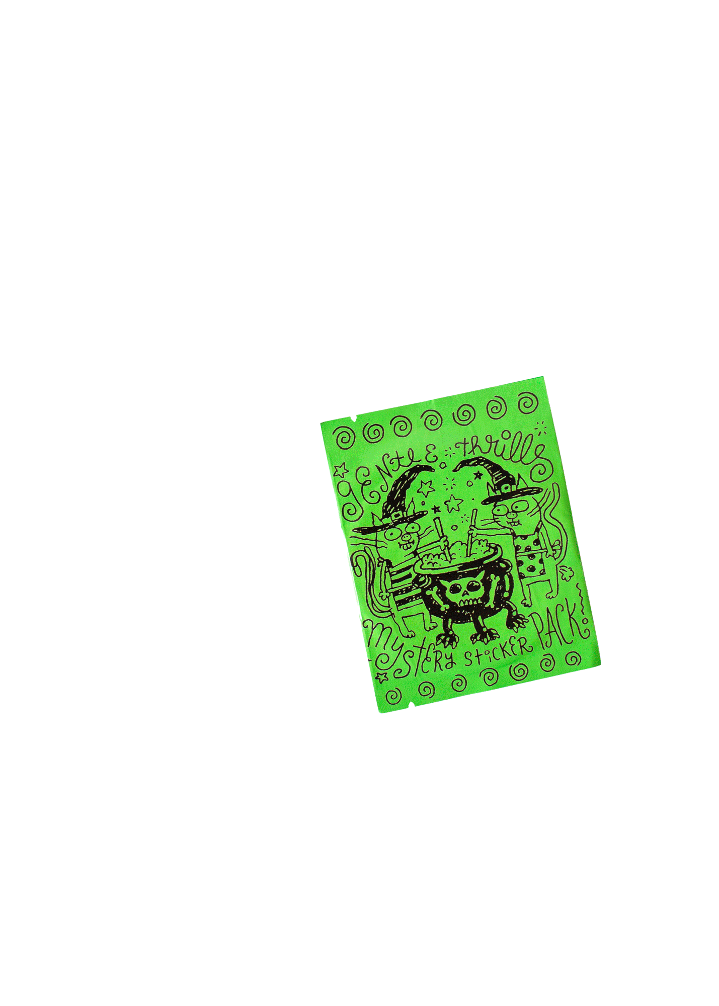 Mystery halloween sticker pack