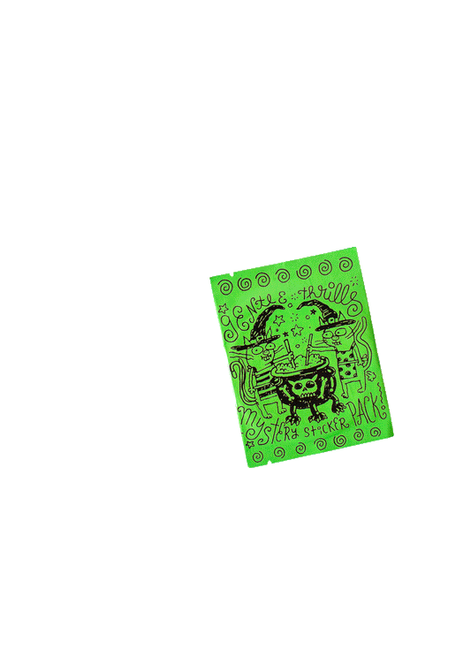 Mystery halloween sticker pack
