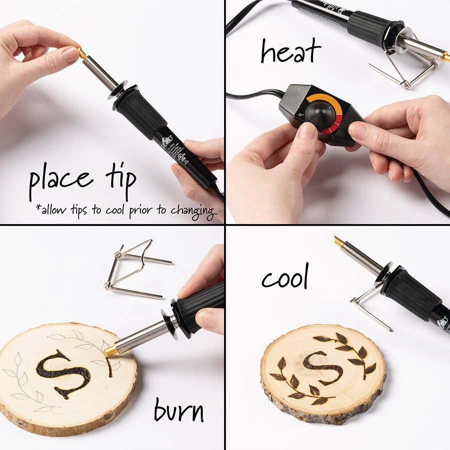 Plaid Decorative Wood Burning Tool 8 Piece