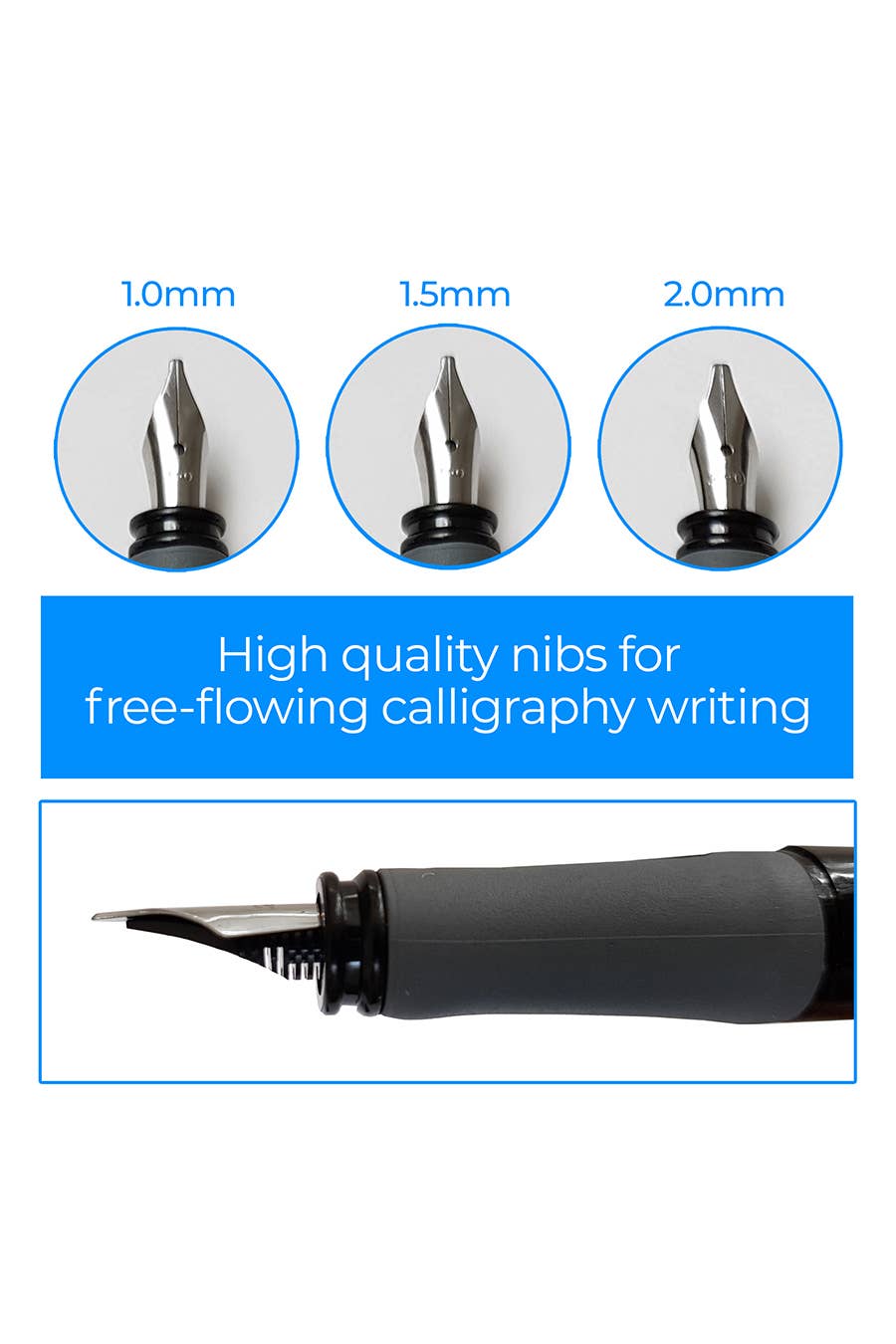 Zieler Introductory Calligraphy Set with 3 Nibs & Pen