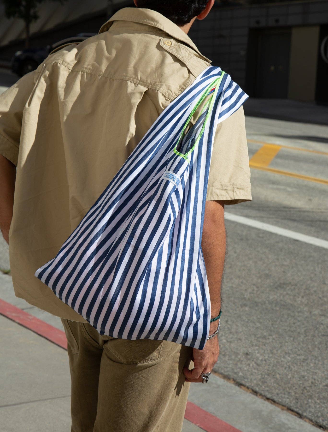 School Tie Fabric Bag