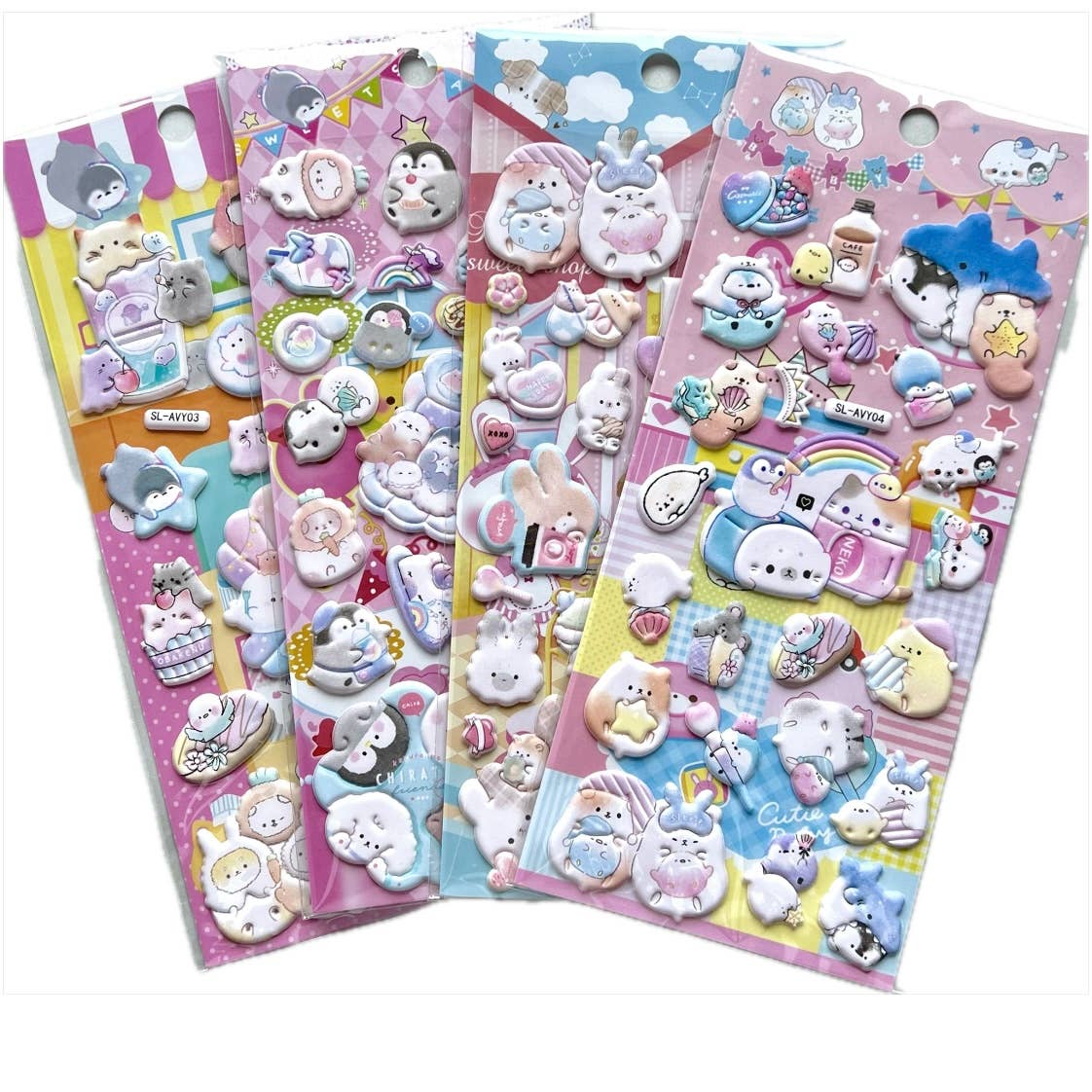 11016 Big Puffy Puffy Assorted Stickers