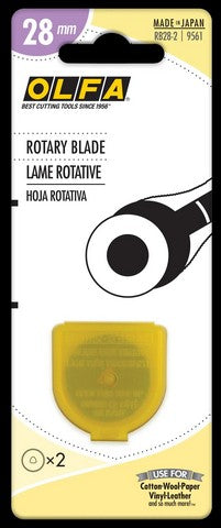 Olfa 28MM RB28-2 Tungstensteel Rotary Blade 2PK