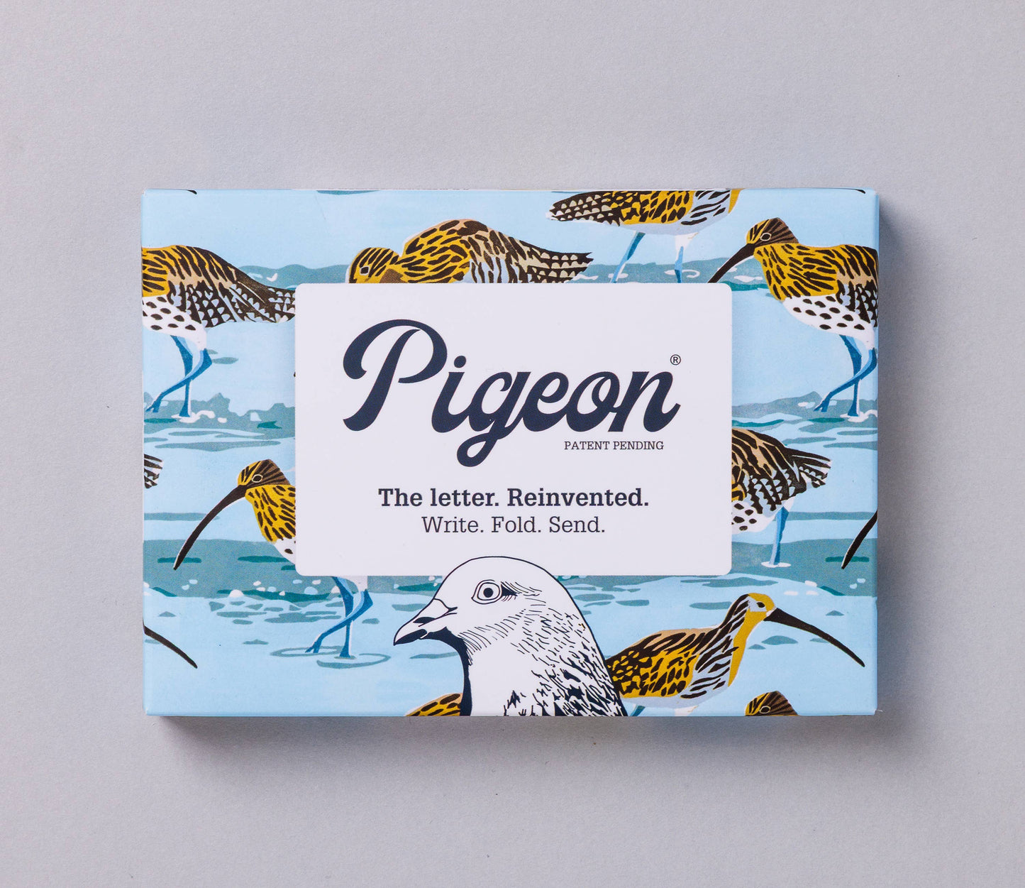 Hebridean Pigeon, Folding Seaside Letter Set – Pack of 6